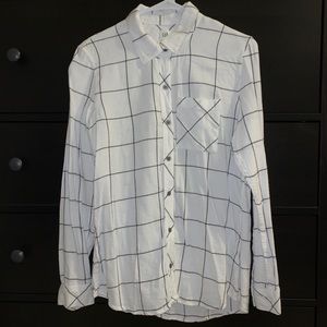 Gap plaid long sleeve shirt